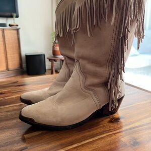 Vintage Fringe Western Boots